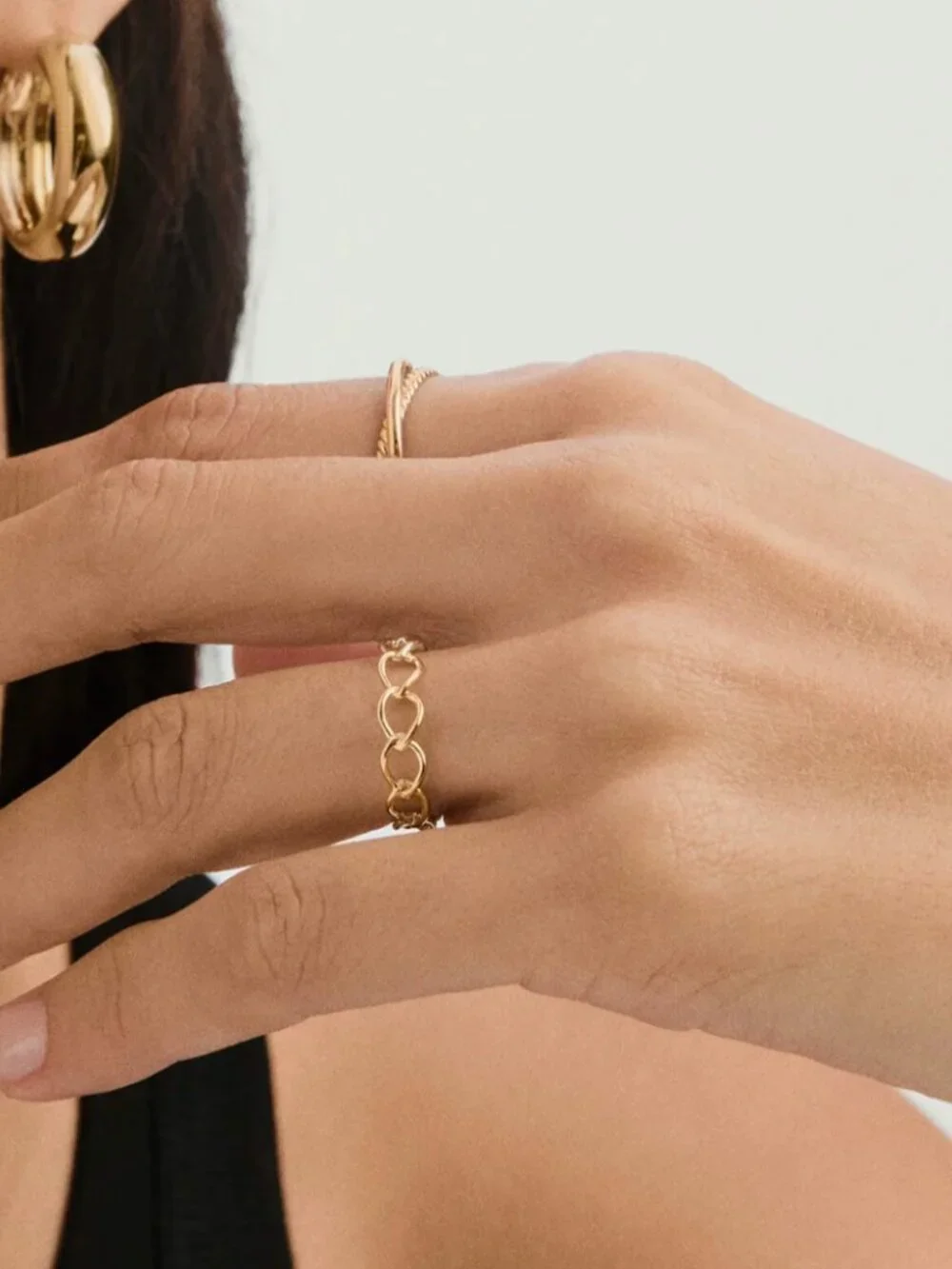 Mejuri Braided Ring 14k Gold Size 6